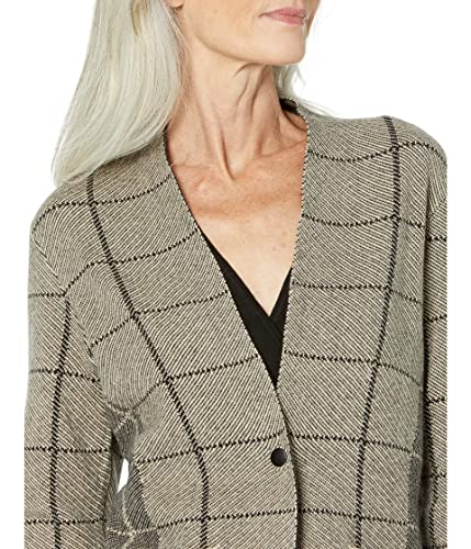 NIC+ZOE Women's Placed Plaid Blazer3
