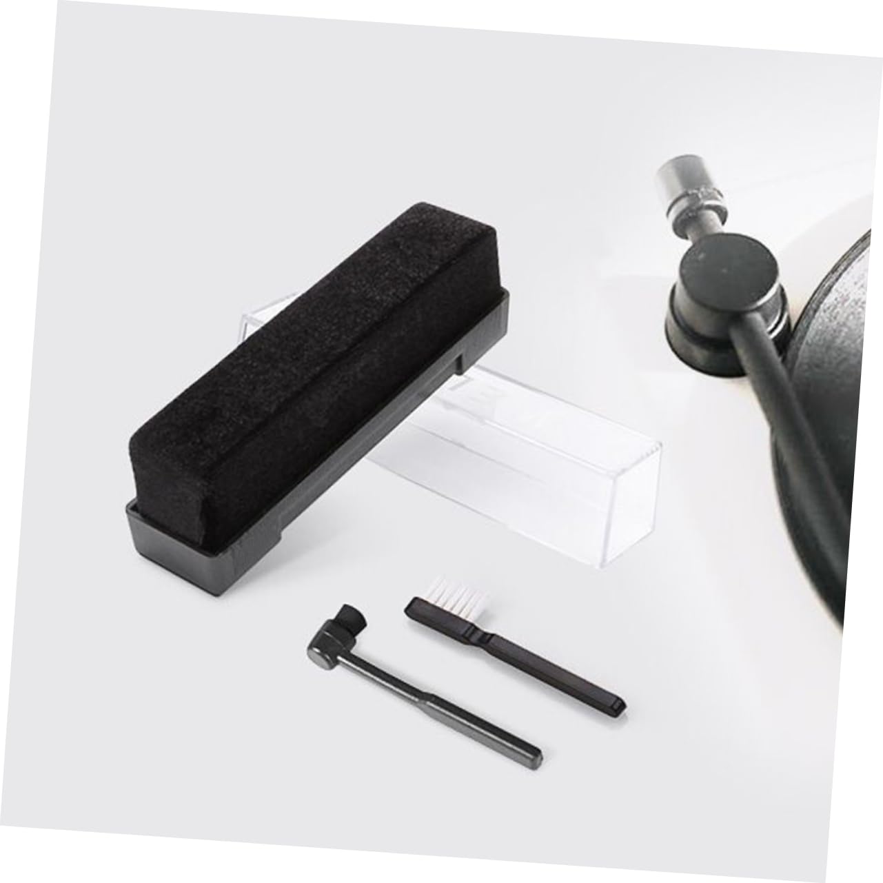 Schallplattenreinigungsset Vinyl Schallplattenreiniger 4 Stück Reinigungsset für Plattenspieler Entfernt Staub und Schmutz für Zuhause