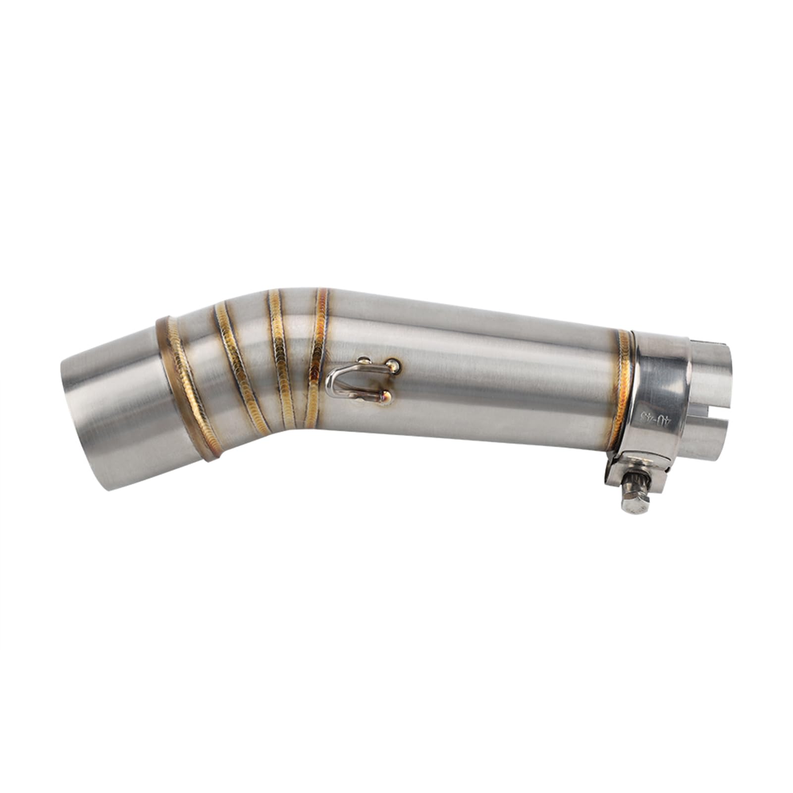 Qiilu Moto syst¨¨mes d'¨¦chappement Extr¨¦mit¨¦s de tuyau, Tuyau interm¨¦diaire de liaison d'¨¦vent d'¨¦chappement de moto pour NC700X NC750X NC750S NC700S 2012-2017