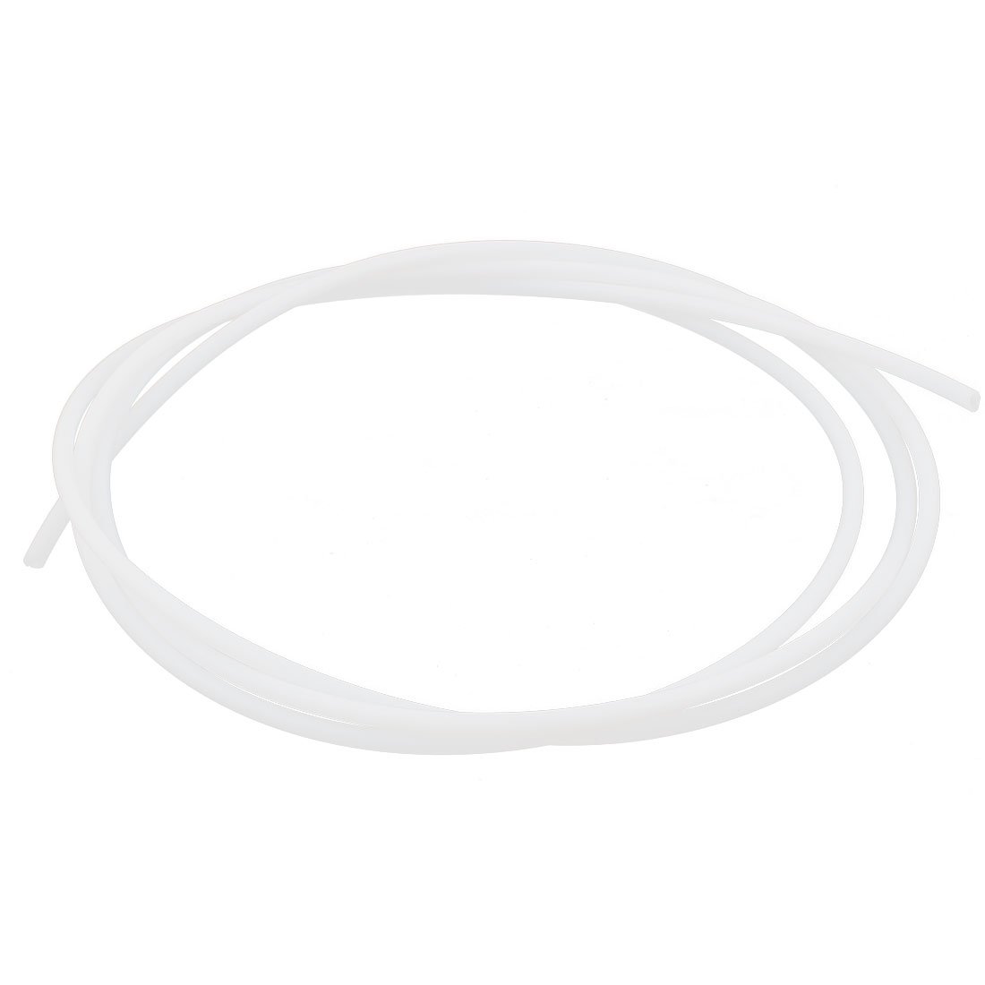 Sourcingmap 2M Length 1mm ID 2mm OD PTFE Tubing Tube Pipe for 3D Printer RepRap