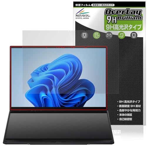 ~rbNX ASUS Zenbook DUO (2024) UX8406 CfBXvC Ή ی tB PET dx 9H  KX̍dx {