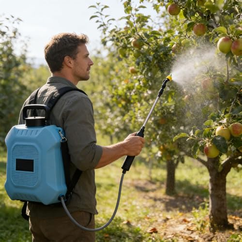 Bouteille de jardinage alimentée par batterie pour arrosage extérieur