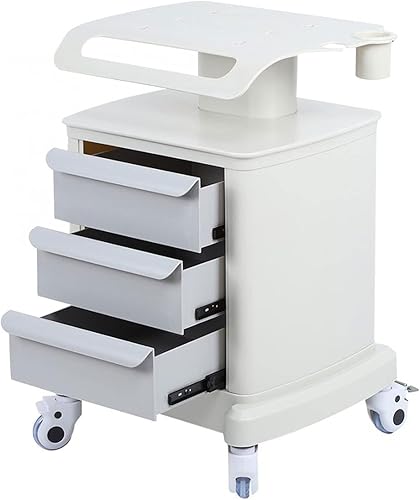 Carrito de salón para spa de belleza, carritos de ultrasonido móviles para escáner de imágenes por ultrasonido, carrito médico, carrito de spa,