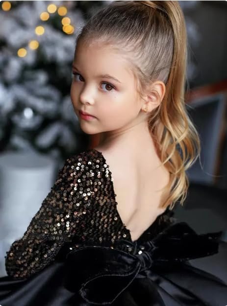 Baby Girls Dresses Flower Girl Dress Sequins Tutu Dress Sleeveless Kids Princess Birthday Dresses Size 3M-4T2