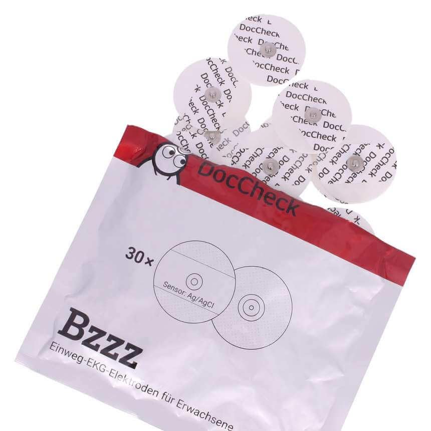 Jednorazowe elektrody "Bzzz" pianka, Ø 50 mm, przyłącze zatrzaskowe