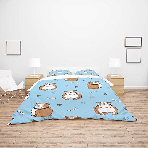 Parure de lit durable et résistante en polyester CHEHONG - 4