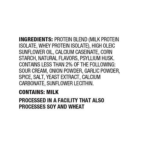 Image of Quest Nutrition Protein Chips, Sour Cream & Onion, 21g Protein, 3g Net Carbs, 130 Cals, 1.2oz Bag, 1 Count, High Protein, Low Carb, Gluten Free, Soy Free, Potato Free