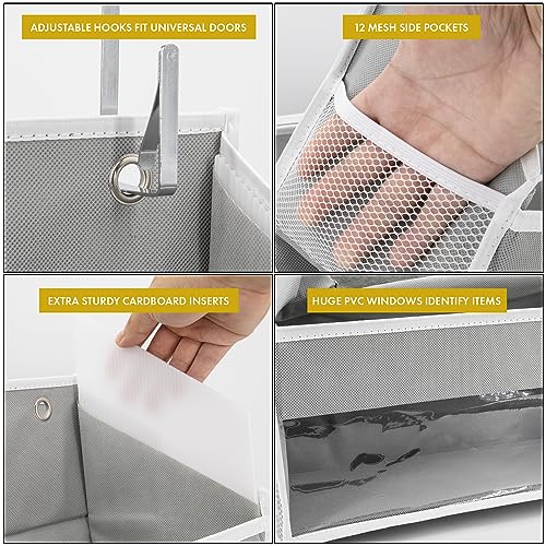 Homelux Theory ODO_BLUE_1PC 1 Pc Heavy Duty Over The Door Organizer 55X14X6.7 thumb #6