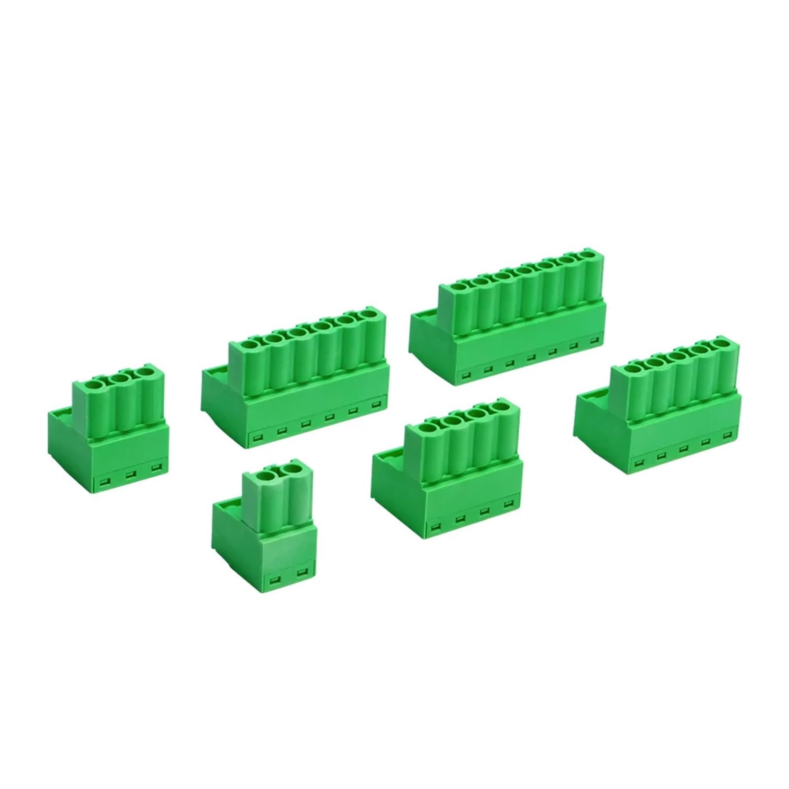 Lot de 10 borniers à vis mâles 2EDGK 5,08 mm for PCB, 2P, 3P, 4P, 5P, 6P, 7P, 8P, 9P, 10P(Male Connector 7P)