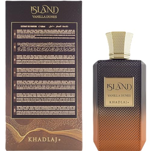 Image of Khadlaj Island Vanilla Dunes Extrait De Parfum Spray, 3.4 Ounce (Unisex)