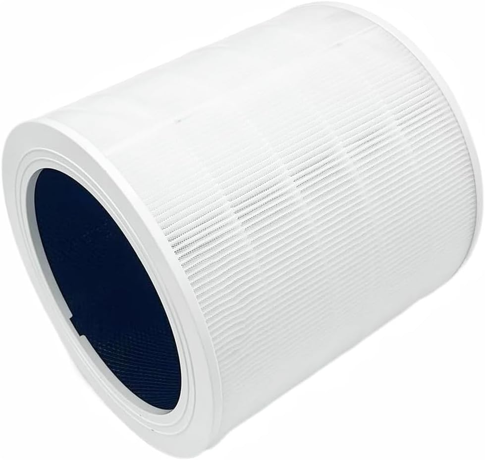 Replacement Air Filter Core 600S Compatible with LEVOIT Core 600S Core 600S-RF AIR Purifier,H13 True HEPA 3-in-1 Replacement Filter, Efficiency Activated Carbon,1-Pack(White)