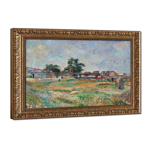 Paysage près de Paris par Paul Cezanne Toile pour Habiller un Grand Mur de Bureau