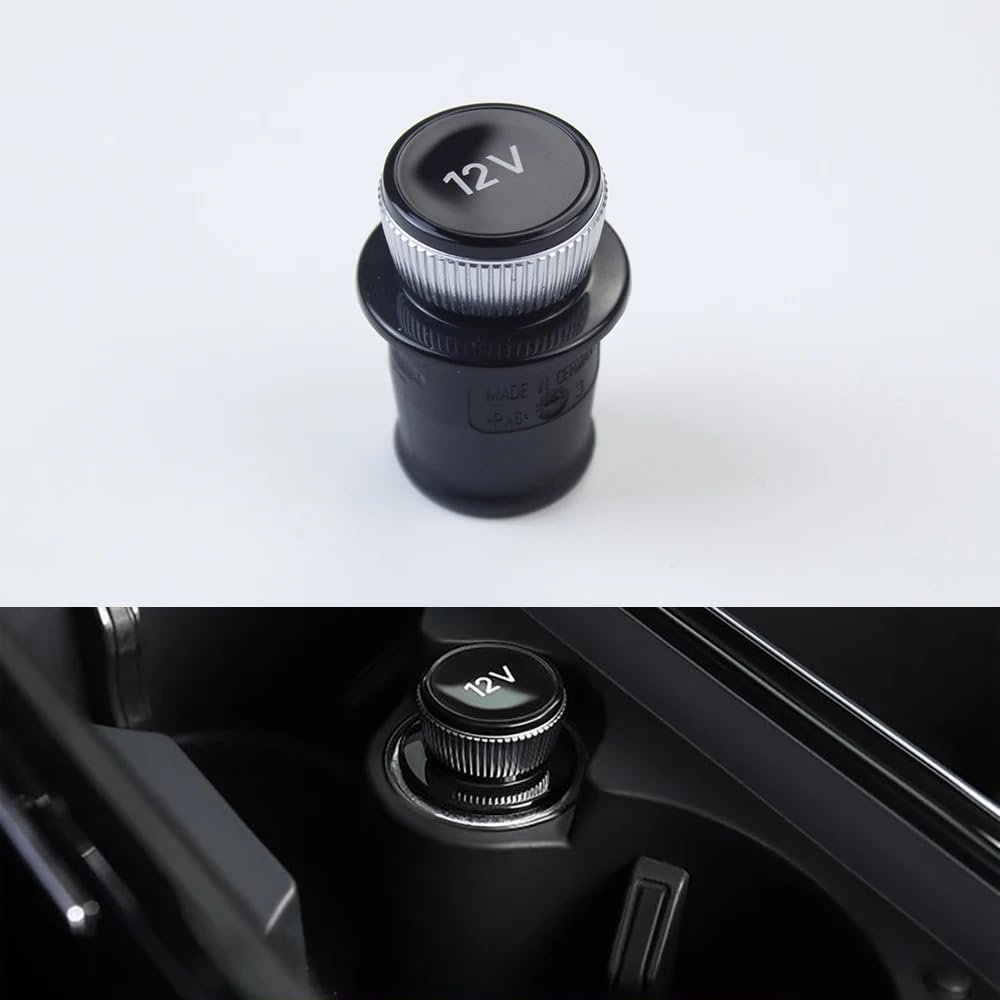 Amazon.com: XNKB PARTS Cigarette Lighter Cover Chrome Plated Cigarette  Lighter Plug 12V Cap 8W0919311 for VW Jetta GTI Passat CC Tiguan Golf for  Skoda Seat, Black : Automotive