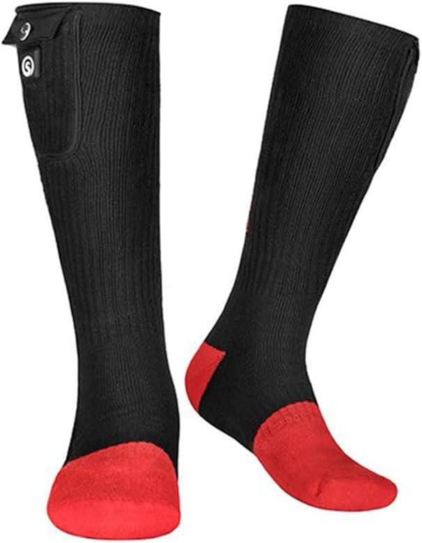 GELTDN Winter Warm Heated Socks 7.4V Feet Warmer for Men to Rechargable Battery Heating Socks for Skiing Cycling (Color : A, Size : 35-38) : Sports & Outdoors