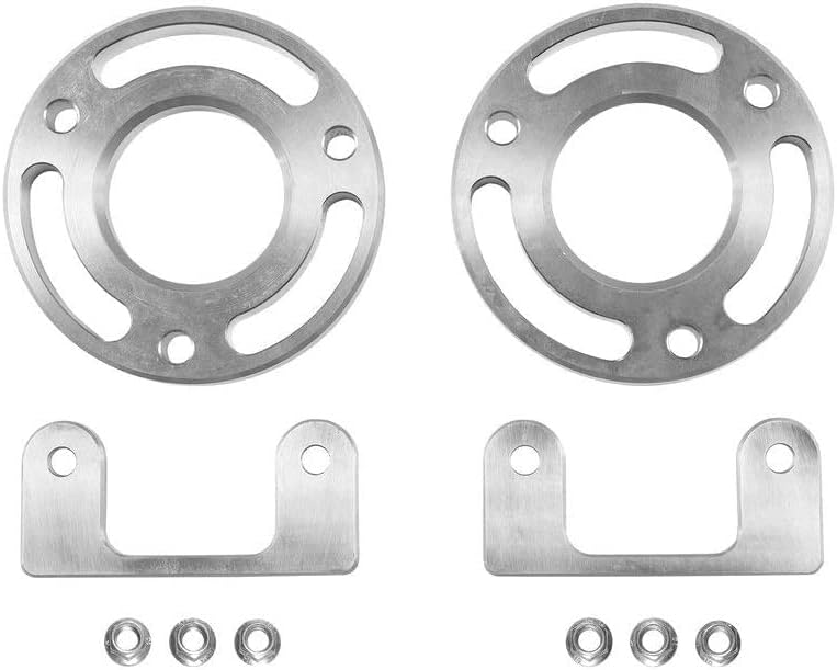 Kryptonite Stage 1 Billet Aluminum Leveling Kit KR12STAGE1 Compatible with 2007-2018 Chevrolet Silverado & GMC Sierra 1500 2WD/4WD Trucks & SUV's