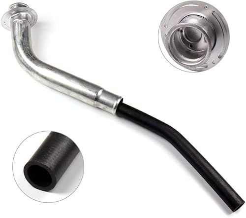 SCITOO Tubo de tubo de cuello de llenado de combustible E7TZ9034B FN725 para Ford para F-350 5.0L V8 1990-1993 1995-1997, para Ford para F-350 5.8L