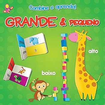 Board book Grande e Pequeno. Combine e Aprenda! [Portuguese] Book