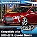TTUN AUTO Compatible with 2017-2018 Hyundai Elantra Headlight Without Parking Lamp Halogen & Projector Type 92101-F3010,92102-F3010(Driver & Passenger Side)
