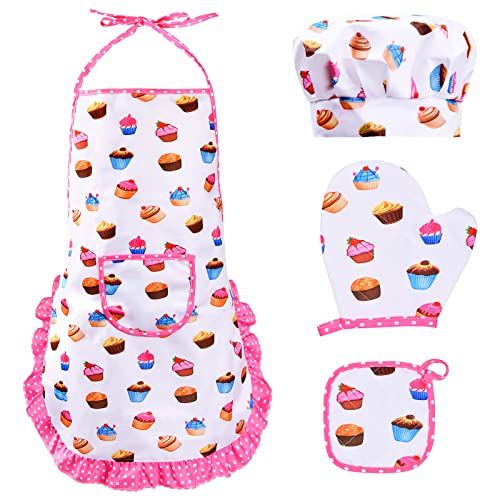 NATUCE Chef Set per Bambini, Compreso Regolabile