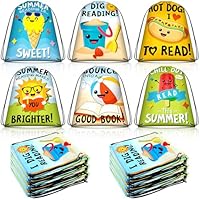 Bulyoou 24 Pcs Summer Reading Drawstring Backpack Beach Ball Drawstring Bags Large Beach Theme String Bag for Kids Summer Pool Birthday Party Supplies