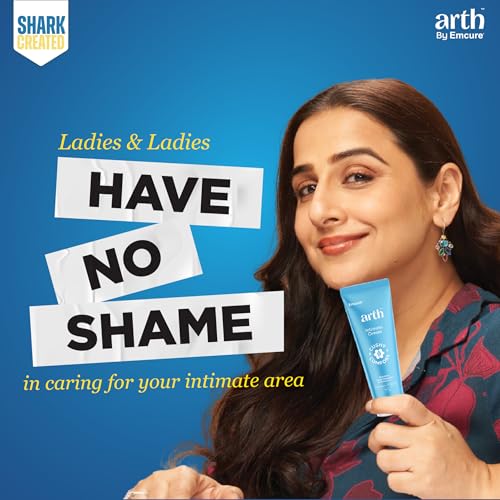 Image of Arth Intimate Cream for Moisturization |Reduces Dryness & Itching| Maintains pH Balance (3.5-4.5) |With Tasmanian Berry & Australian Tea Tree Oil | Daily Feminine Hygiene | Intimate Wash Alternative For Women | 60g Tube