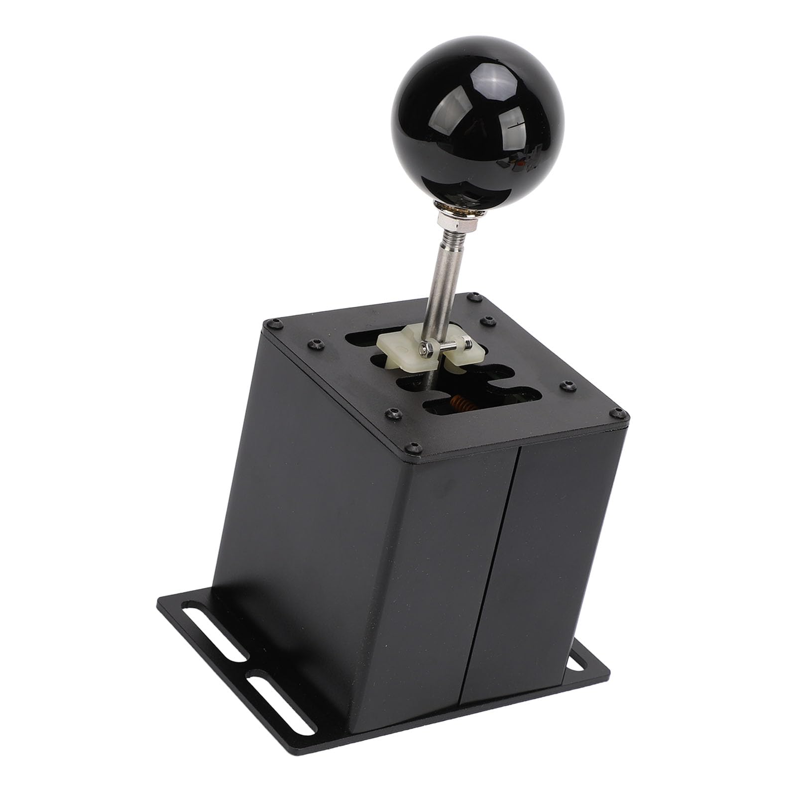 FAUOSWUK Simulatore di Gioco di Corse USB con Marcia 7+R H Altamente Simulato per Volante G29 G27 G25 G920 T300RS GT, Plug and Play, per Appassionati di Giochi di Corse, Lega di Alluminio Nero