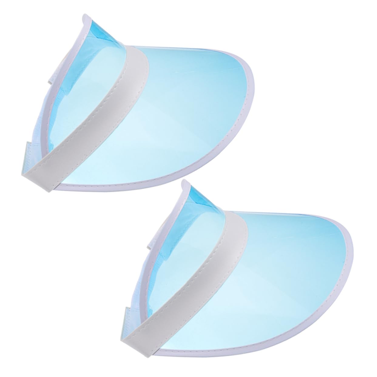 Toddmomy 8pezzi Cappellino Visiera Trasparente per Sole Protezione UV Estivi per Sport e attività all Colori