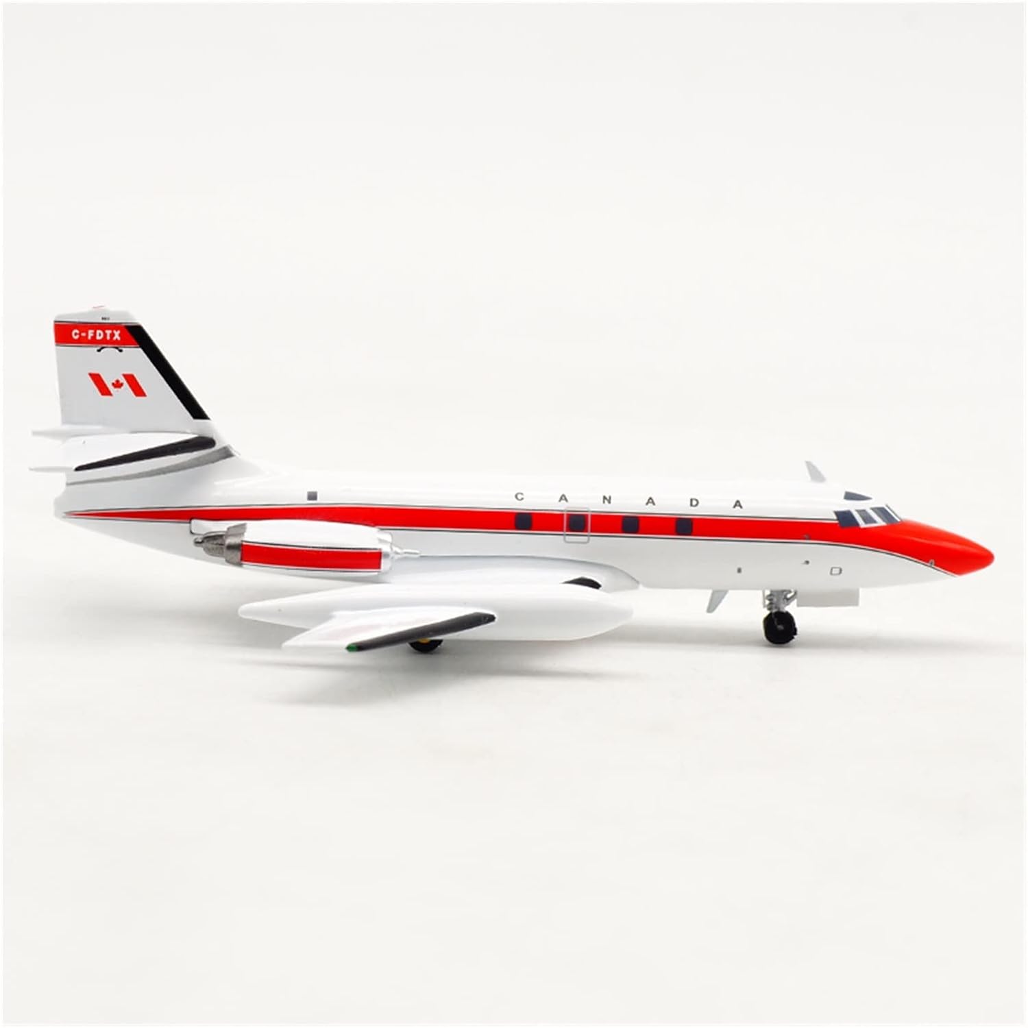 1 200 Fit for Aircraft L-1329 C-FDTX Model and Landing Gear Base Die-cast Toys Hobby Playgame Kit