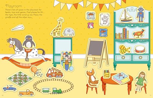 First Sticker Book Dollhouse - Thumbnail 3