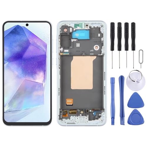 �g�ѓd�b�C���X�y�A�p�[�c �T���X���M�����N�V�[ A55 SM-A556B OLED �t����ʃf�W�^�C�U���S�A�Z���u���ƃt���[��