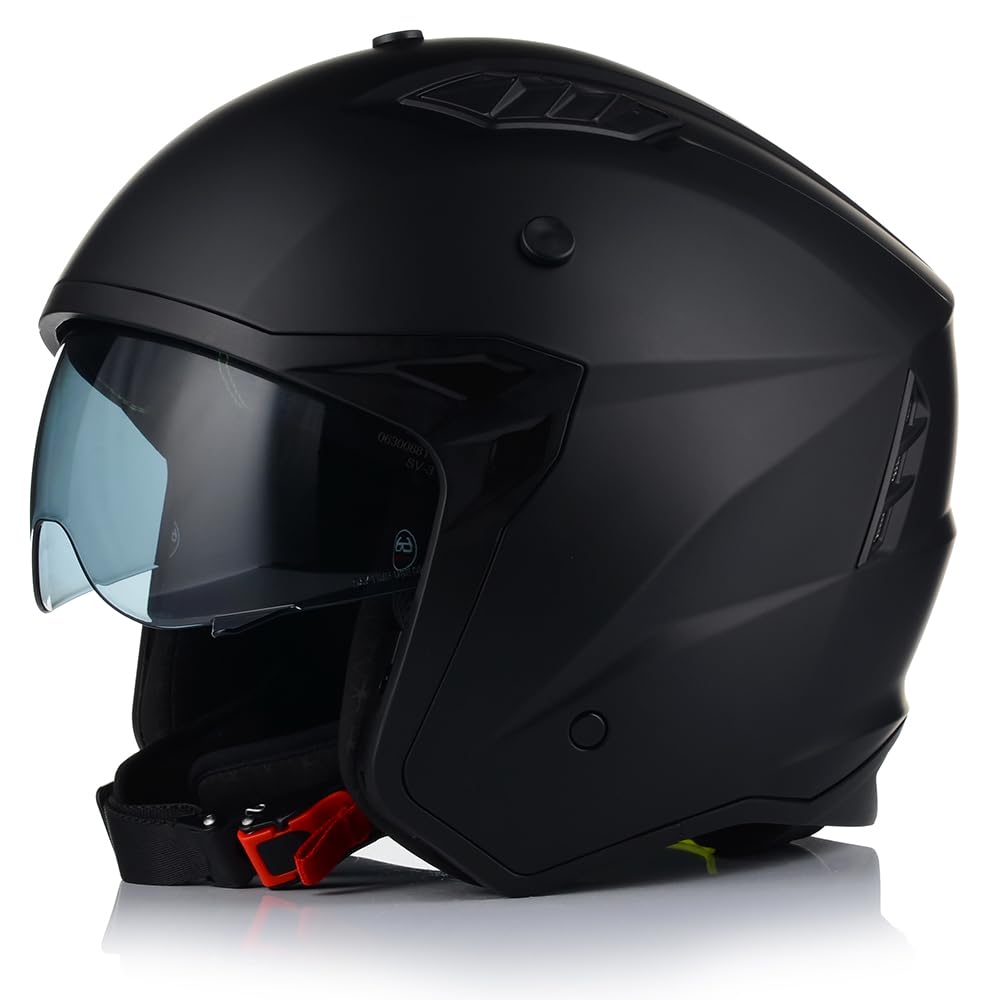 Vito Jet Predator kask czarny matowy