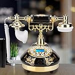 Garsentx-Vintage-Telephone-Ms-9107-Ceramic-Black-Gold-Flower-Pattern-Rotary-Dial-Telephone-European-Style-Antique-Telephone-Home-Decor-Desk-Phone