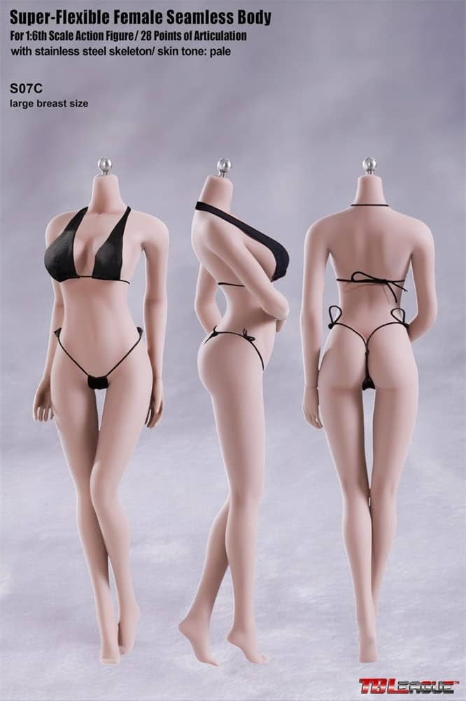 1/6 超柔軟性 女性 シームレス フィギュア ドール ボディ 素体　S12D 51FF04YuJ+L._UF350,350_QL50_.jpg
