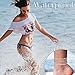 LOYALLOOK Ankle Bracelets for Women Waterproof, Silver Cuban Figaro Tennis Link Chain Anklets Non Tarnish, Dainty Layered Anklet Bracelets Adjustable Summer Beach Foot Jewelry