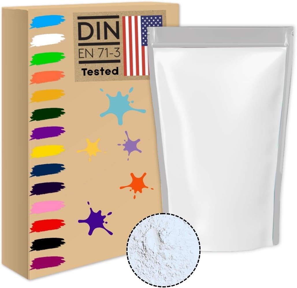 2.2lb/1kg white Holi color powder rangoli non toxic bulk organic washable natural gender reveal decorations colour war dog animal summer camps festivals gift run gulal