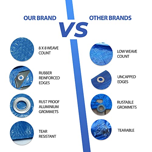 Blue-Tarp-Pack-of-4-Tarps-Heavy-Duty-waterproof-8x10-Large-Multipurpose-Poly-Outdoor-Tarps-Cover-5-Mil-Thickness-Blue-Tarpaulin-Reinforced-Rip-Resistant-Rubber-Edges-With-Aluminum-Grommets