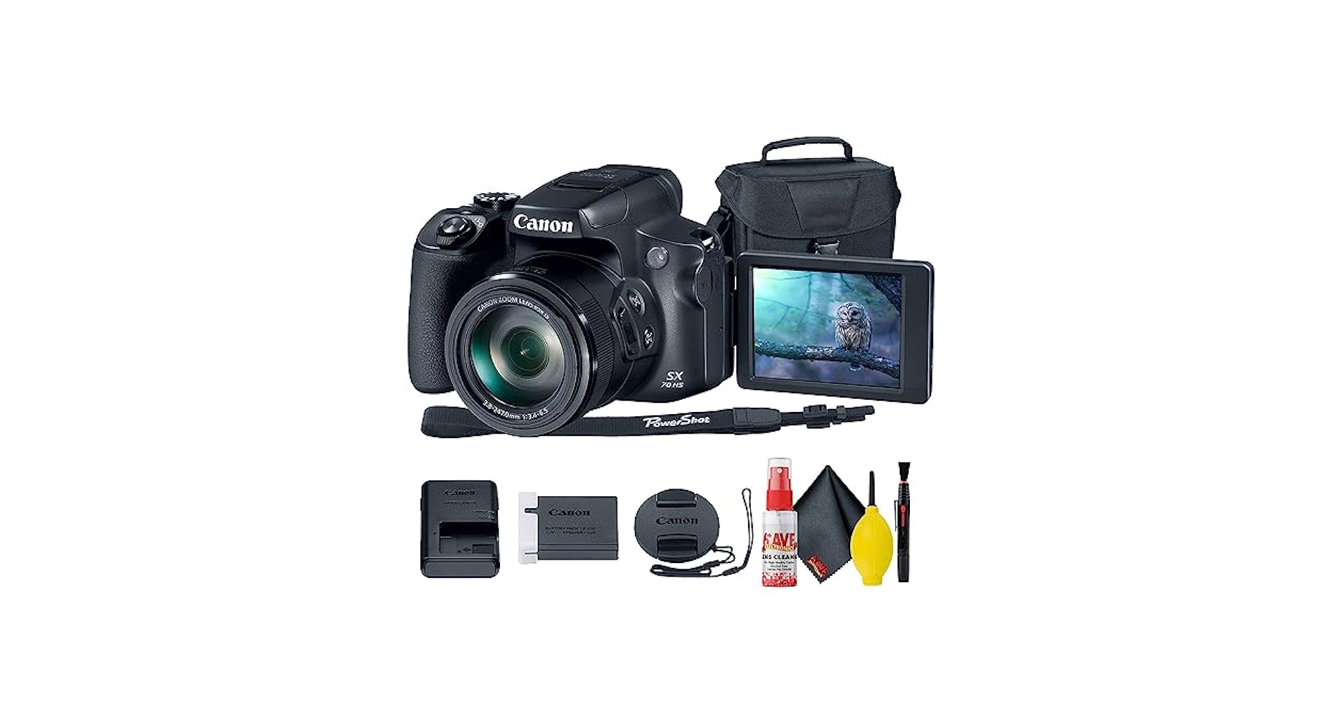 Canon PowerShot SX70HS 256GBカード バッテリー3個付 Canon PowerShot SX70HS 256GBカード バッテリー3個付