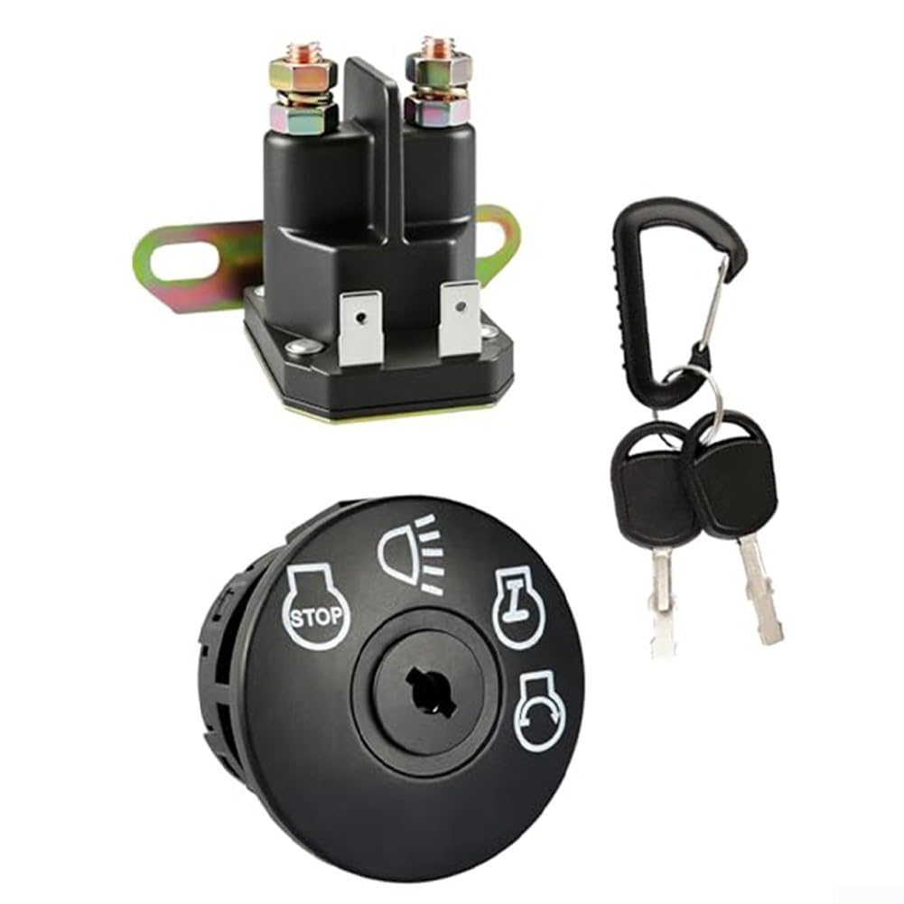 Kit interruttore di accensione e solenoide di avviamento per tosaerba per L100 L105 L108 AM138068 725-04439 725-1741 interruttore magnetico 12V