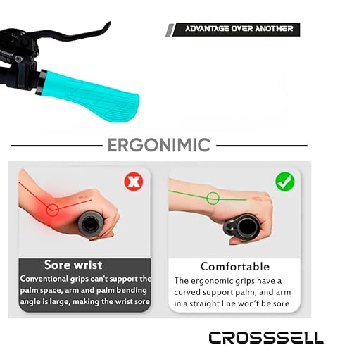Crosssell CROSSSELL-16 Ergonomic Bike Grips thumb #6