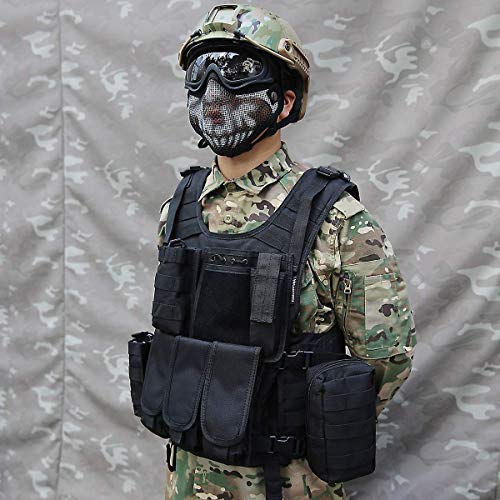Mgflashforce KMS-048 Tactical Airsoft Vest Adjustable Modular Paintball Vest  thumb #6