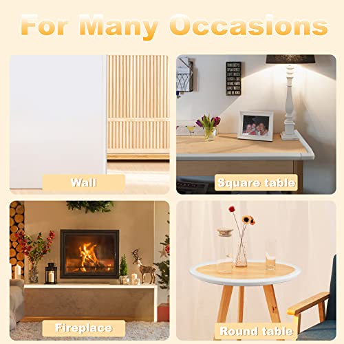Image of Baby Proofing Edge and Corner Guards, 16.4 ft + 4 Corners, White | NBR Foam, 3M Adhesive, Cut-to-Fit Edge Roll, 4 Corner Guards, Furniture Edge Protection