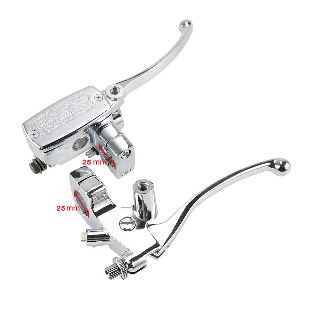 Motorrad 1" Lenker Hauptzylinder Bremskupplungshebel für Shadow 750 Vulcan 800 Boulevard VStar 650 Motorradzubehör
