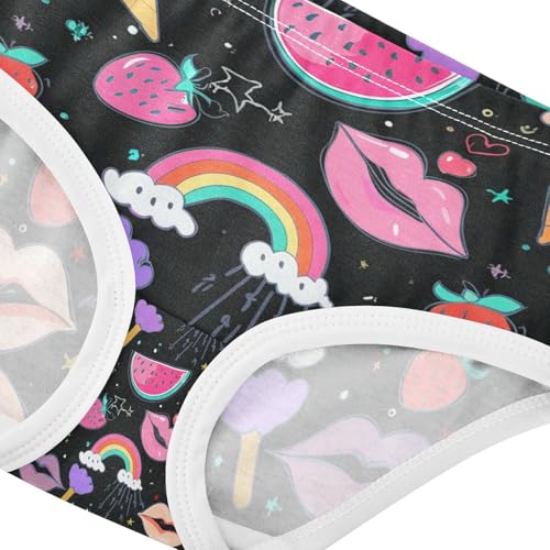 Colorful Lips Toddler Girls's Underwear 2T 202c12224