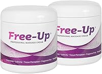 Vista 7 de Free-Up -Crema de masaje profesional, sin fragancia, gran deslizamiento, lubricidad, percepción de tejidos, perfecta para terapia física, masaje