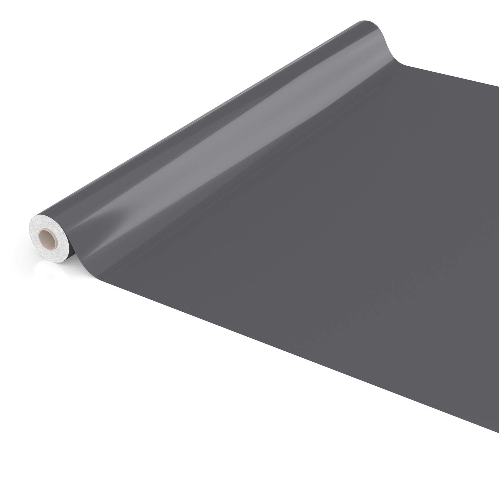 Hule Por Metros ANRO Mantel De Hule Lavable Con Un Trapo, Con Efecto Entablado, Color Gris, Ovalado, 200 X 140 Cm Hule Blanco