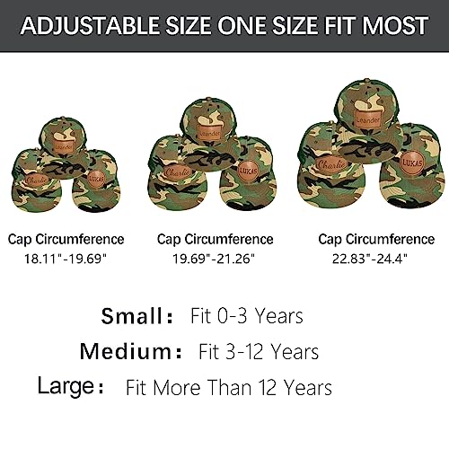 Personalized Toddler Baby Hats,Custom Baseball Caps with Name,Adjustable Snapback Truck Caps for Infants,Children and Adults2