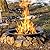 OutVue 36 inch Fire Ring, Fire Pit Ring for Camping, Wood Burning Fire Pit for Outside,Yard,Garden,Outdoor Fireplace