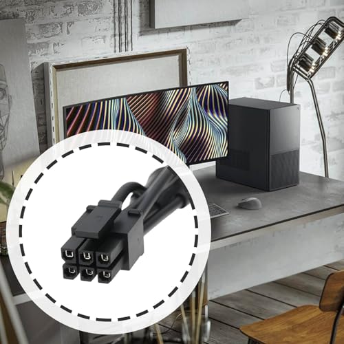 Cable de alimentación SATA 6 pines para escritorio 2pcs miniatura 3