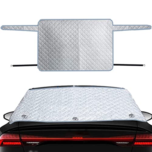 Bitong Auto Windschutzscheiben Abdeckung Heckscheibenabdeckung Auto Heckscheibenabdeckung Auto Heckscheiben Glas Sonnenschutz Mit 5 Starke Magneten Magnet Faltbare Verstärkung