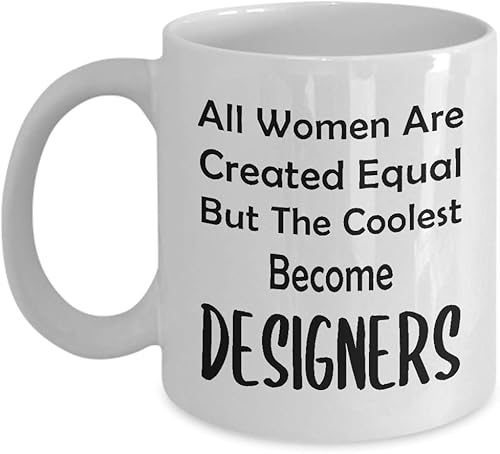 Cute Gifts for Female Designer Coffee Mug Tea Cup - Graphic UX Developer Artist Interior Design Fashion Creative Dept Department Funny Gag